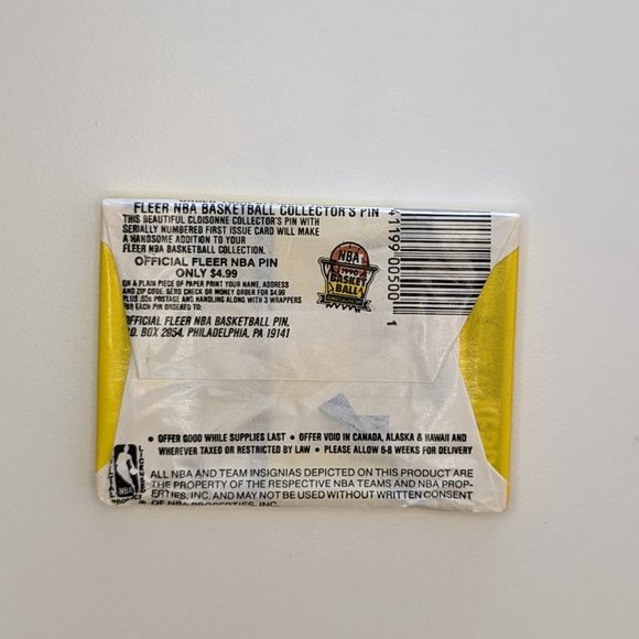 Fleer Basketball 1990 NBA Player Photo Trading Cards - Fifth Anniversary Edition - Picture 2 of 2